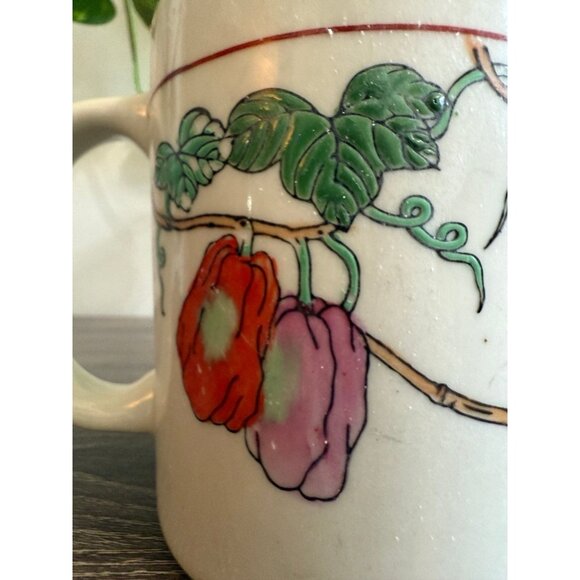 Guangzhou arts & crafts China peppers mug - Picture 2 of 7
